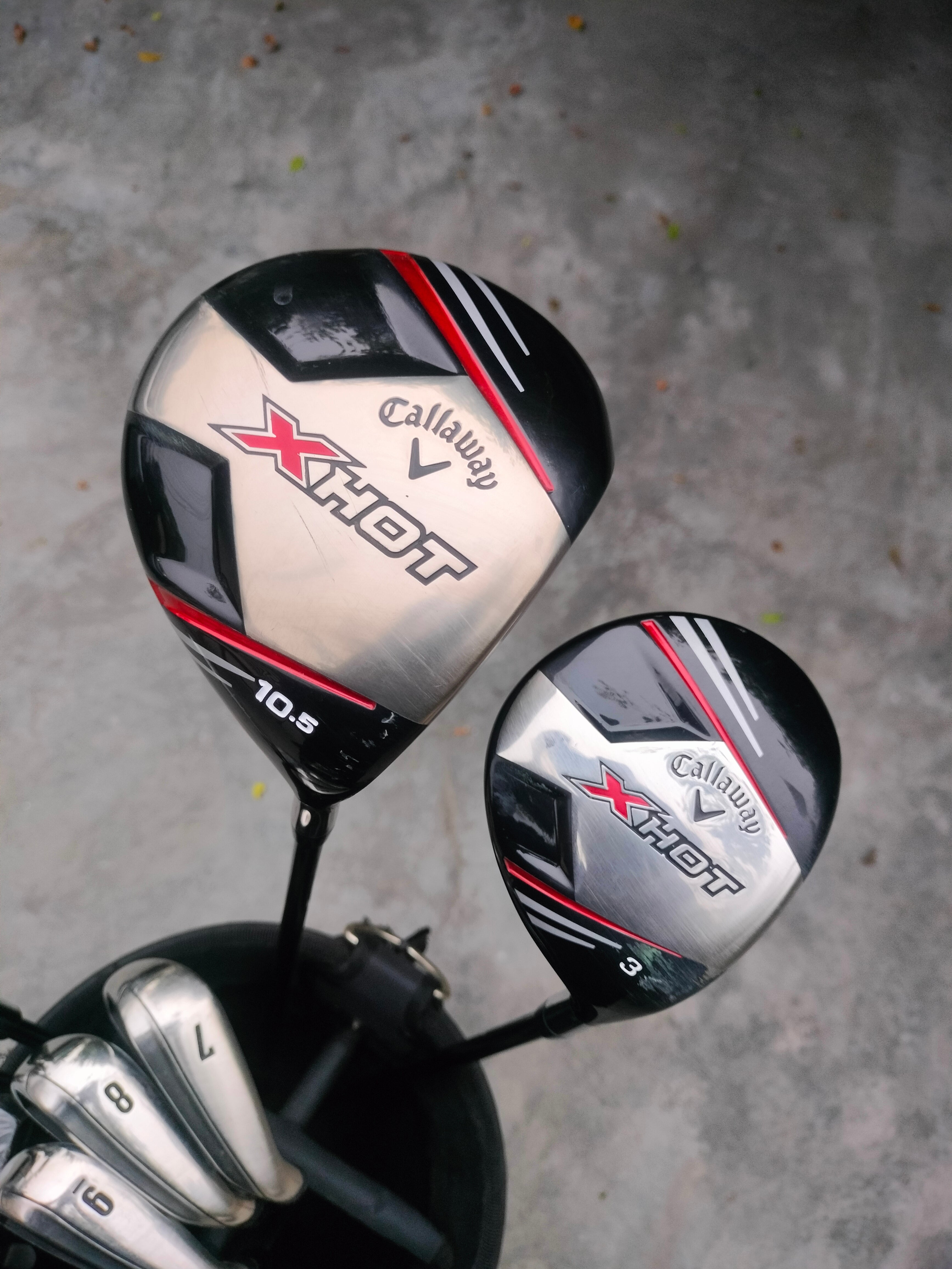 Callaway X-Hot Steel Full Golf Set - 10 Clubs + Bag